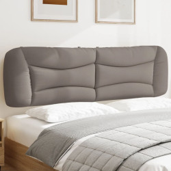 Almofadão de cabeceira hvar 180 cm tecido cinzento-acastanhado