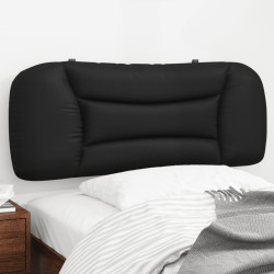 Almofadão de cabeceira hvar 100 cm couro artificial preto