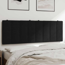 Almofadão de cabeceira hanko 140 cm veludo preto