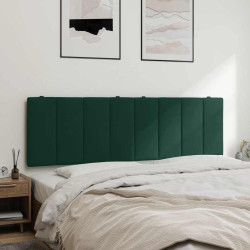 Almofadão de cabeceira hanko 160 cm veludo verde-escuro
