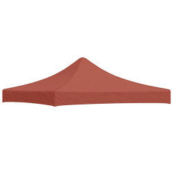 Teto para tenda de festas 3x3 m 270 g/m² terracota