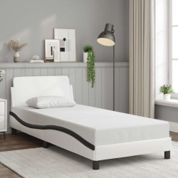 Estrutura de cama dover couro artificial 90x190cm