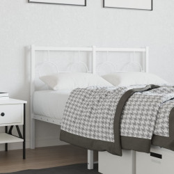 Cabeceira de substituição 120 cm metal branco