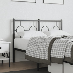 Cabeceira de substituição 120 cm metal preto