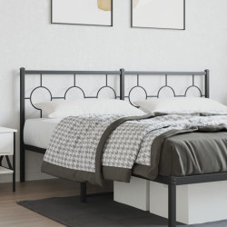 Cabeceira de substituição 180 cm metal preto