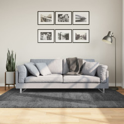 Tapete de pelo curto oviedo 140x200 cm antracite