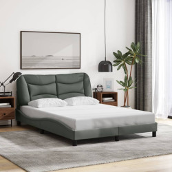 Estrutura de cama com LED sem colchão hvar 120x200 cm tecido