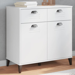 Aparador viken 80x40x80 cm derivados de madeira branco