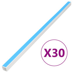 Calhas para cabos autoadesivas 25x16 mm 30 m PVC