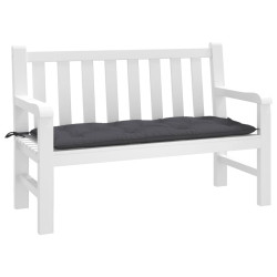 Almofadão p/ banco de jardim 120x50x7cm tecido oxford antracite