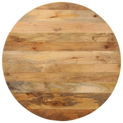 Tampo de mesa redondo ø90x2,5cm madeira de mangueira maciça