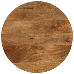 Tampo de mesa redondo ø60x3,8cm madeira de mangueira maciça