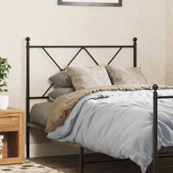 Cabeceira de substituição 90 cm metal preto