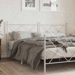 Cabeceira de substituição 180 cm metal branco