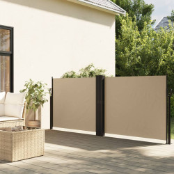 Toldo lateral retrátil 140x1200 cm bege