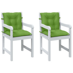 Almofadões lombares p/ cadeiras 2pcs mesclado tecido verde