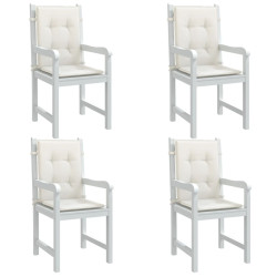 Almofadões lombares p/ cadeiras 4pcs 100x50x4cm mesclado tecido