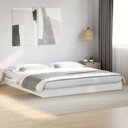 Estrutura de cama sem colchão 180x200 cm branco