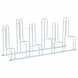 Suporte independente para 6 bicicletas aço galvanizado