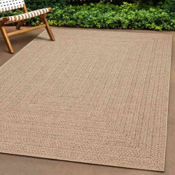 Tapete zizur 80x250 cm aspeto de juta interior e exterior