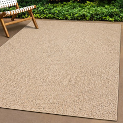 Tapete zizur 240x340 cm aspeto de juta interior e exterior