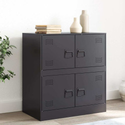 Aparador 67x39x73 cm aço preto