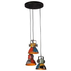 Candeeiro suspenso 25 w 30x30x100 cm e27 multicolorido