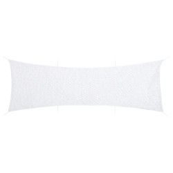Rede de camuflagem com saco de arrumação 613x138 cm branco