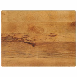 Tampo de mesa retangular 70x50x2,5 cm mangueira maciça