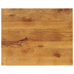 Tampo de mesa retangular 110x80x2,5 cm mangueira maciça
