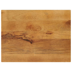 Tampo de mesa retangular 70x60x2,5 cm mangueira maciça