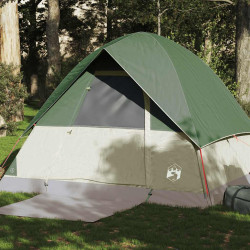 Tenda de campismo cúpula para 4 pessoas impermeável verde