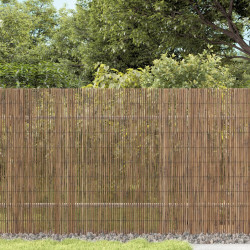 Vedação de jardim 500x90 cm cana