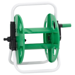 Enrolador independente para mangueira de 45 m 1/2" aço verde