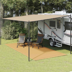 Tapete de campismo para tenda 250x550 cm pead areia