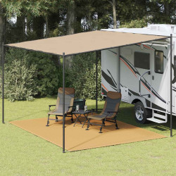 Tapete de campismo para tenda 300x400 cm pead areia