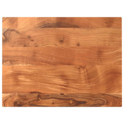 Tampo de mesa retangular 90x50x2,5 cm madeira de acácia maciça