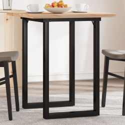 Mesa de jantar estrutura em o 70x70x75,5 cm pinho/aço