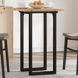 Mesa de jantar estrutura em o 50x50x75,5 cm pinho/aço
