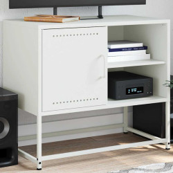 Móvel de TV 68x39x60,5 cm aço branco