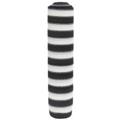 Rede de privacidade pead 150 g/m² 1,8x25 m antracite e branco