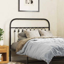 Cabeceira de substituição 100 cm metal preto