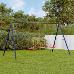 Conjunto de baloiço para exterior com baloiços e trapézio