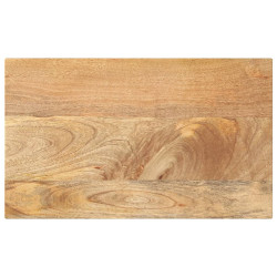 Tampo de mesa retangular 50x20x3,8 cm mangueira maciça