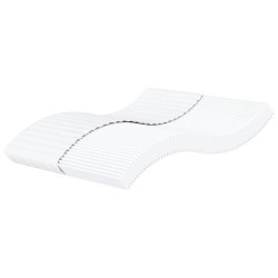 Colchão de espuma 160x200 cm dureza h2 h3 branco