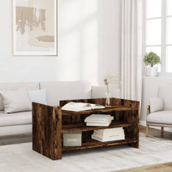 Mesa de centro 100x50x50cm derivados de madeira carvalho fumado