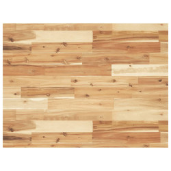 Tampo p/ móvel de wc 100x60x4cm acácia maciça acabamento a óleo