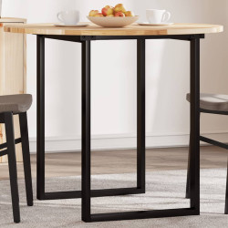 Tampo de mesa redondo ø90x2 cm madeira de acácia maciça