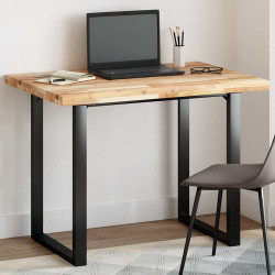 Tampo de mesa retangular 120x70x4 cm madeira de acácia maciça