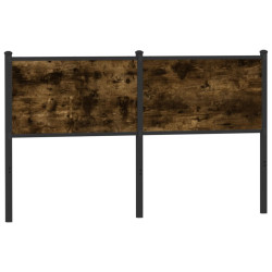 Cabeceira de substituição 150 cm derivados madeira/aço carvalho fumado
